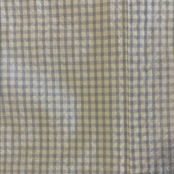 Blue Seersucker Gingham Kids Shortall with animal smocked design - Picture 6 of 6